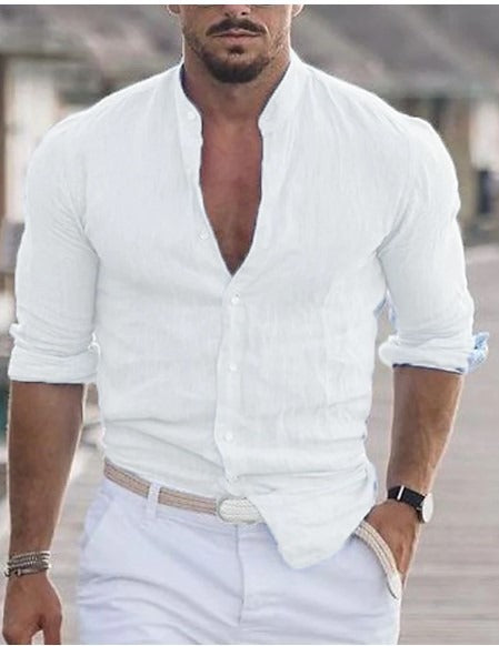 Linen Long Sleeved Shirt