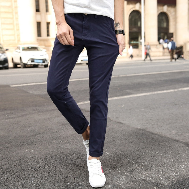 Casual Men's Pants - Stretch