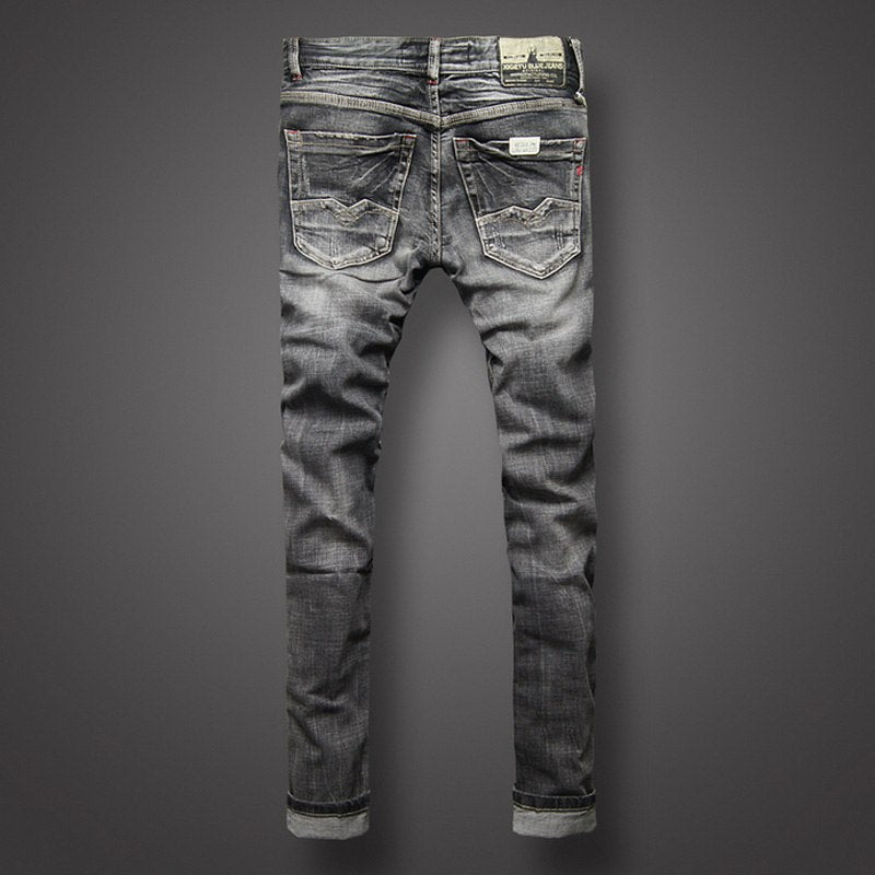 Black Gray Jeans