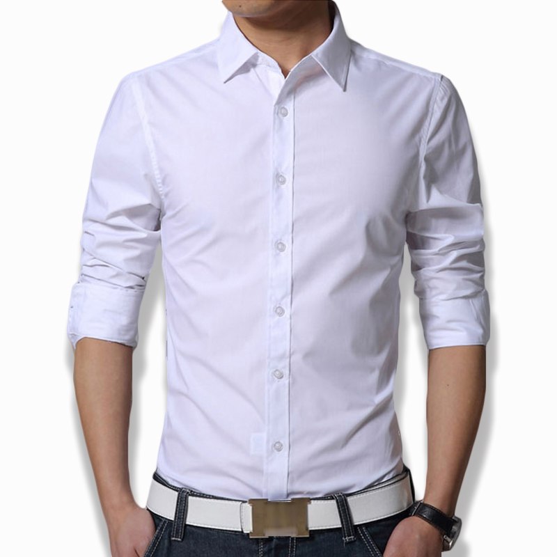 6 colors Men's Long Sleeve -Slim