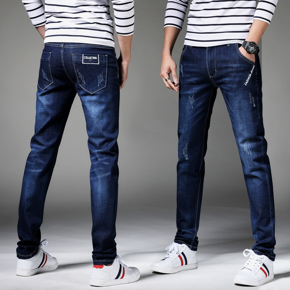 Casually Distressed Jeans