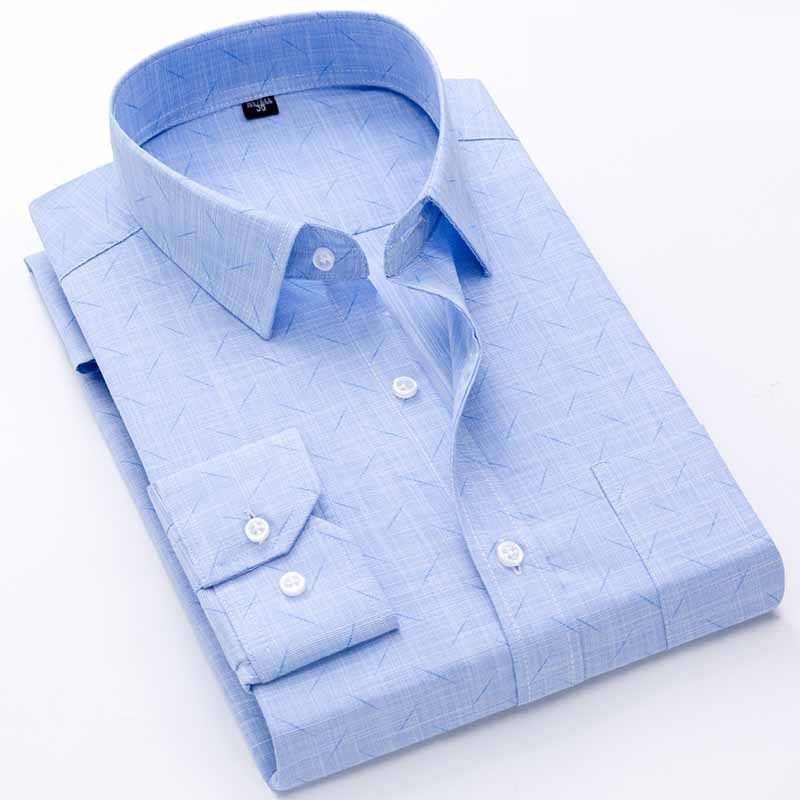 Men's Long Sleeved Button Down Dress Shirt