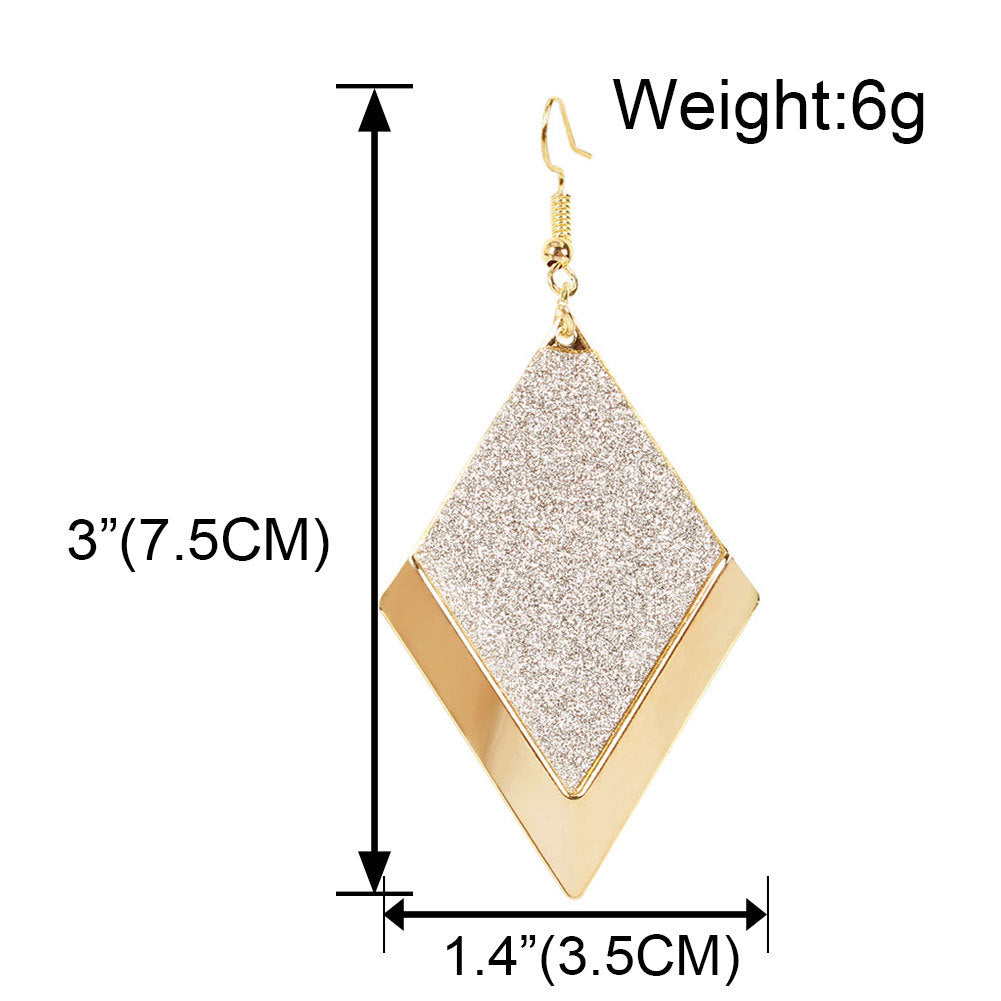 Diamond Frosted Earrings