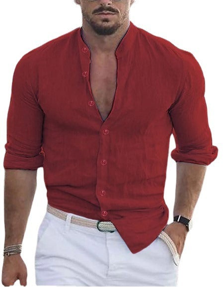 Linen Long Sleeved Shirt