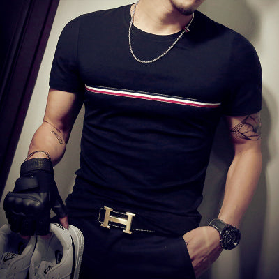 Casual Patchwork Short Sleeve Shirt T Shirt