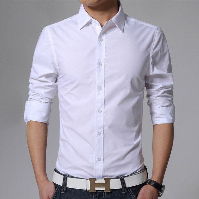 6 colors Men's Long Sleeve -Slim