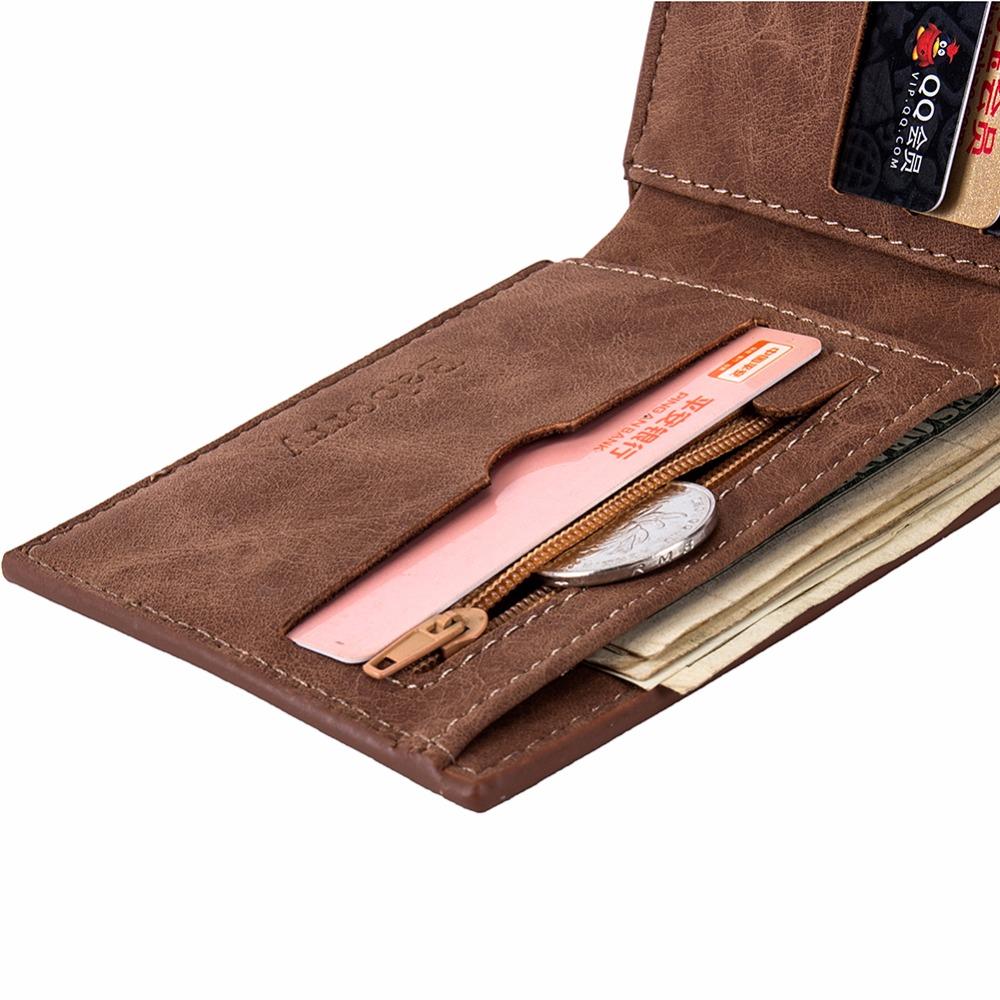Men Wallets - Coin Bag Zipper