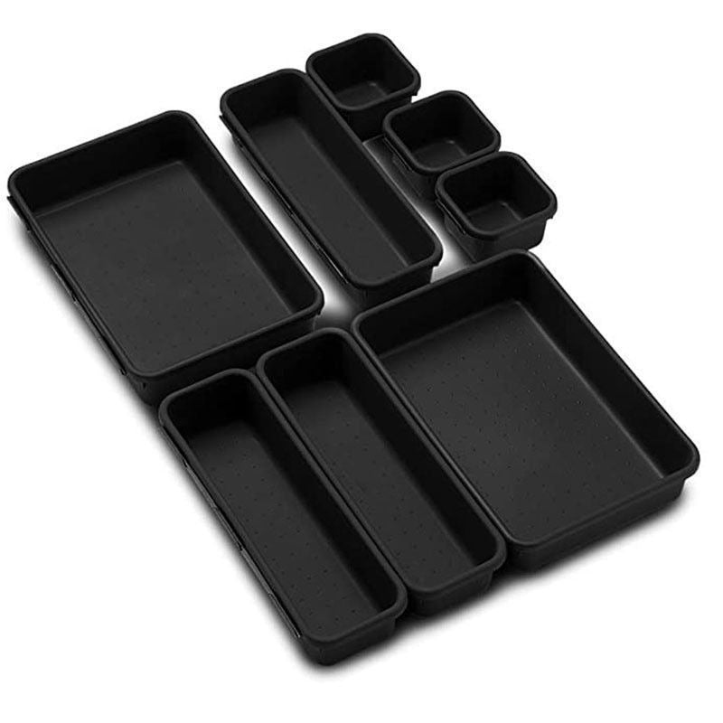 8pcs/set Adjustable Drawer Organizer