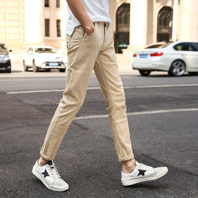 Casual Men's Pants - Stretch