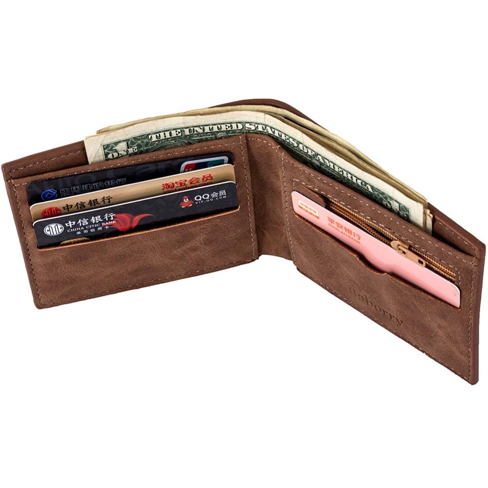 Men Wallets - Coin Bag Zipper