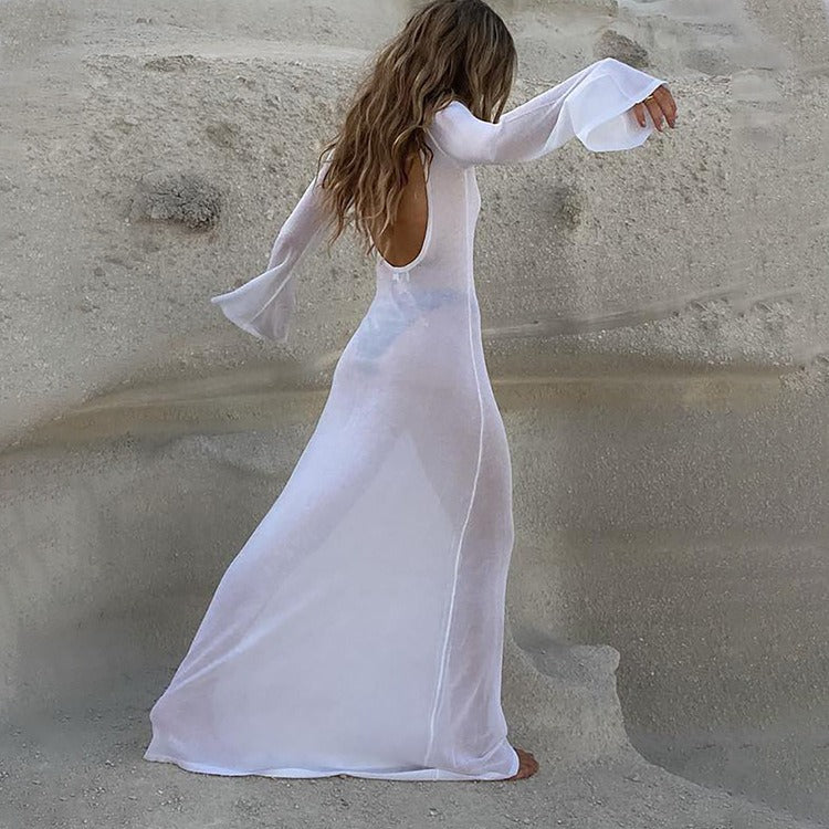Beach Mesh Dress Cover Up