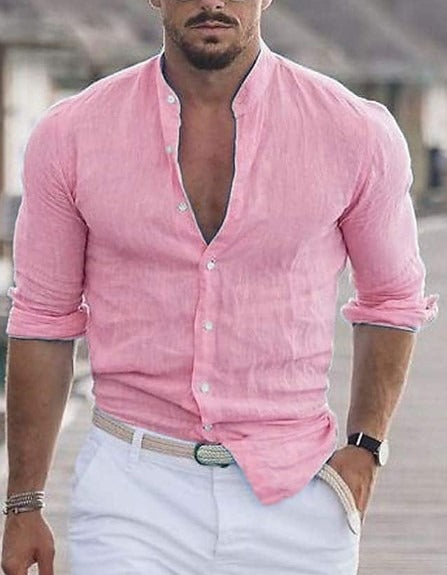 Linen Long Sleeved Shirt