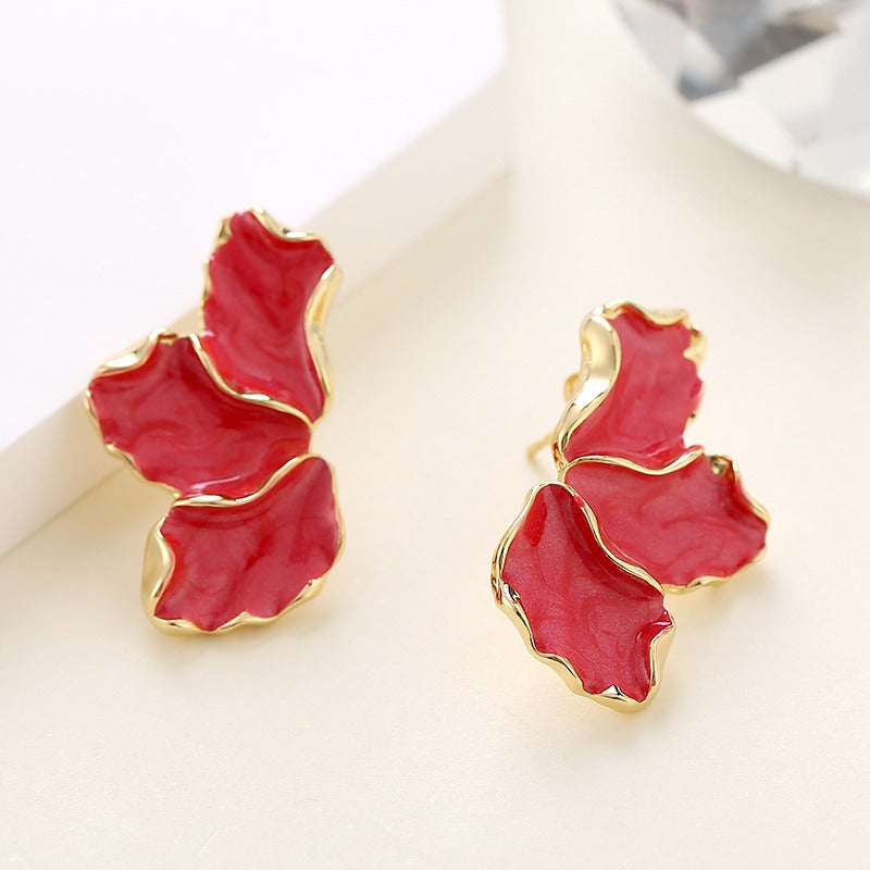 Leaf Flower Earrings