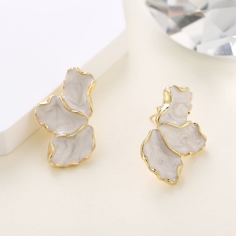 Leaf Flower Earrings
