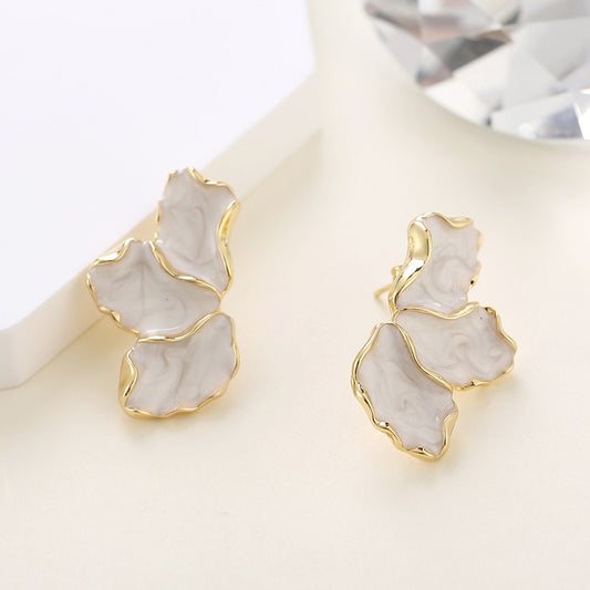 Leaf Flower Earrings
