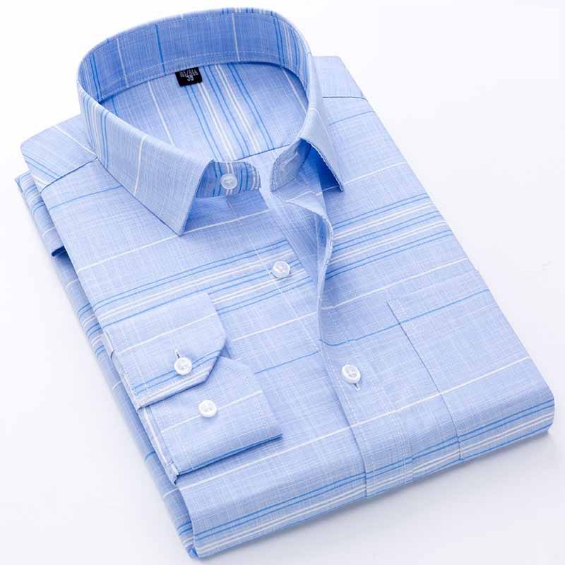 Men's Long Sleeved Button Down Dress Shirt