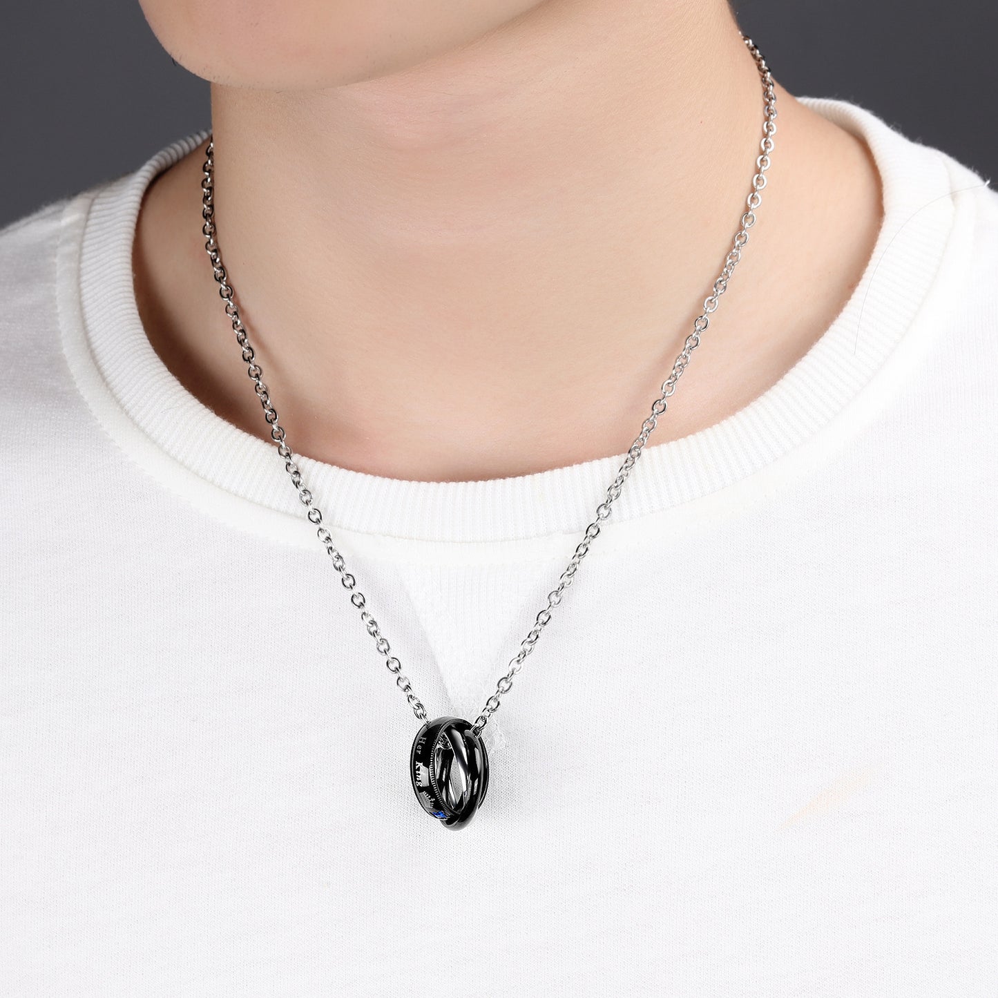 King - Queen - Couple Necklace
