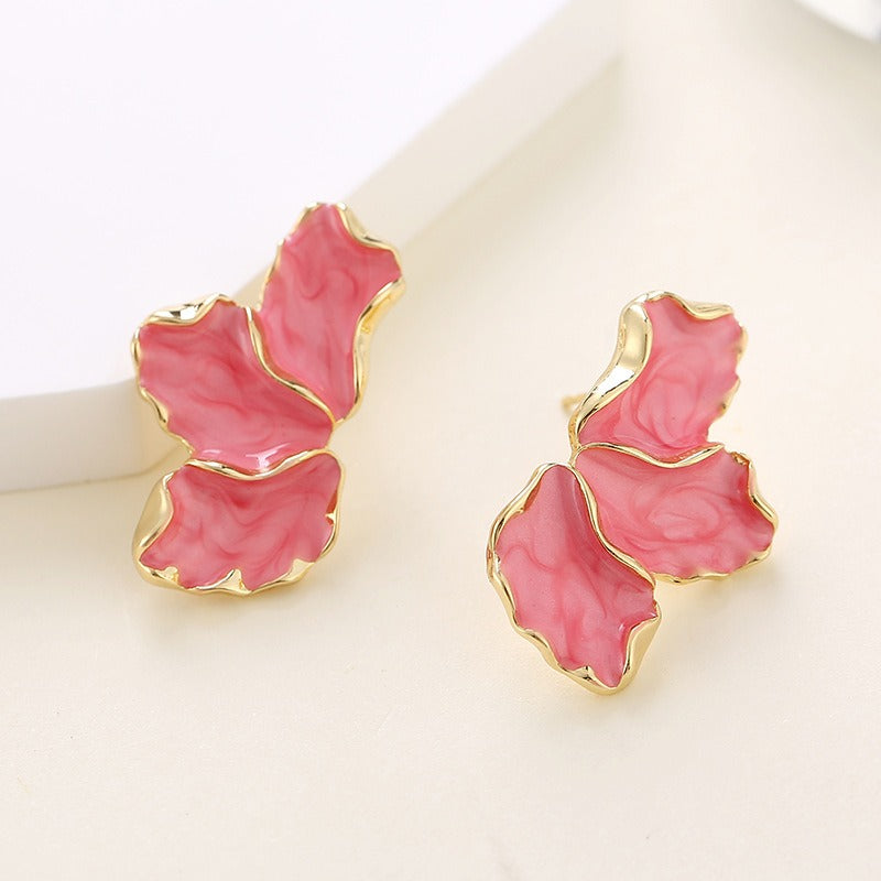 Leaf Flower Earrings