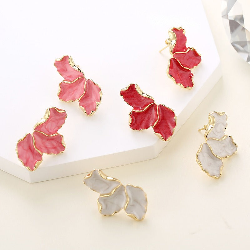 Leaf Flower Earrings