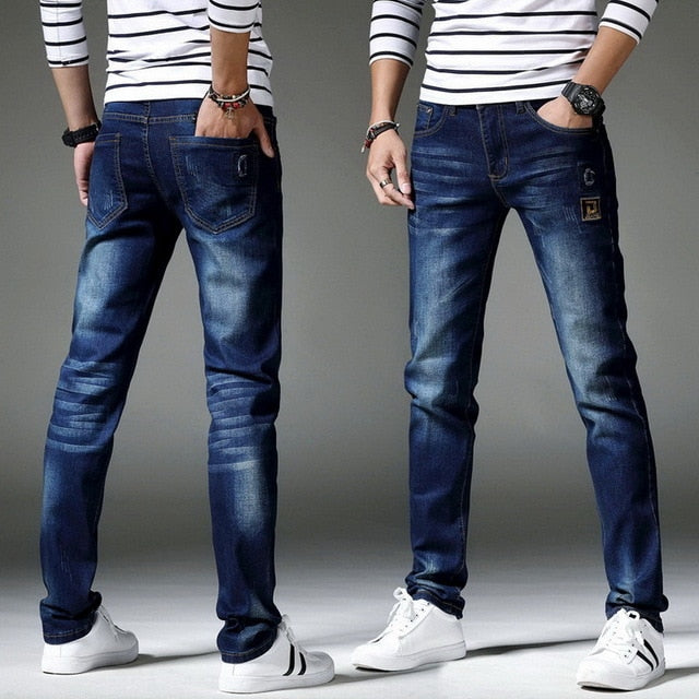 Casually Distressed Jeans