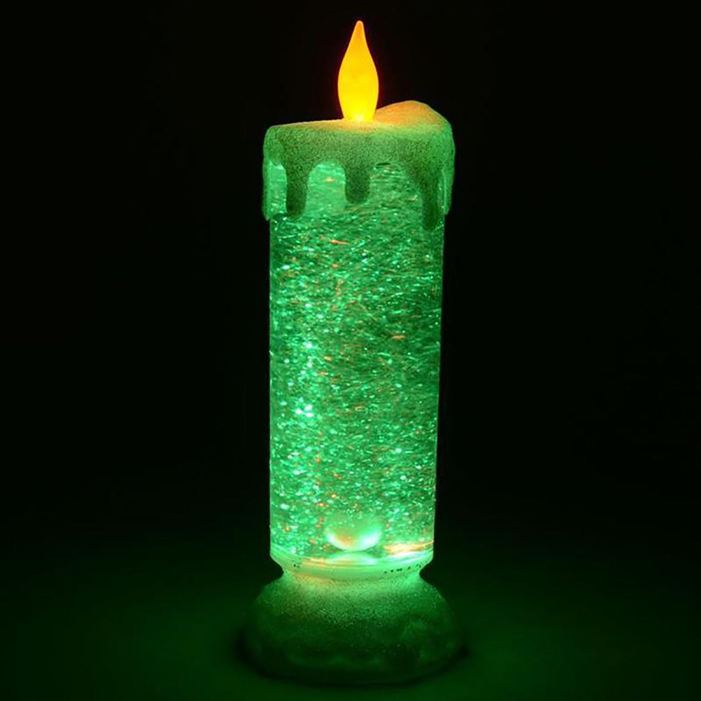 Color Changing Glitter LED Candle