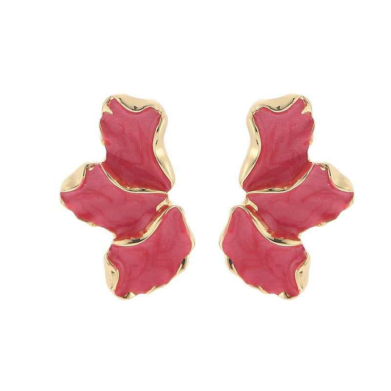 Leaf Flower Earrings
