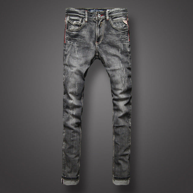 Black Gray Jeans