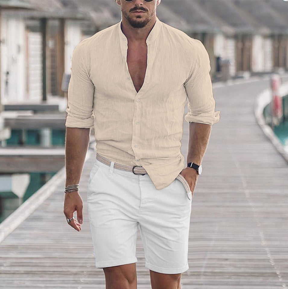 Linen Long Sleeved Shirt