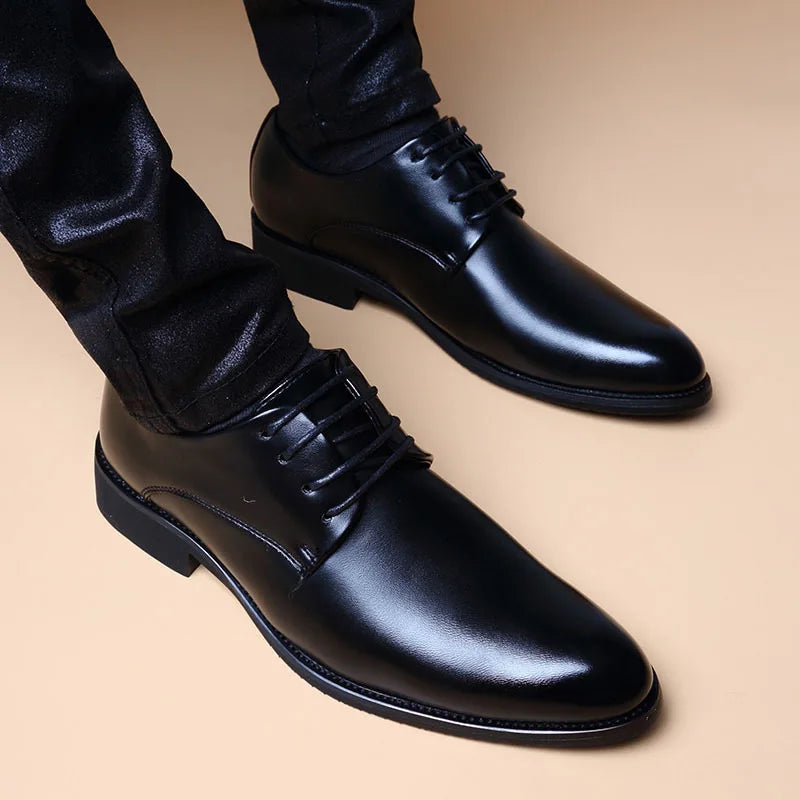 Mens Dress Pointed Shoes