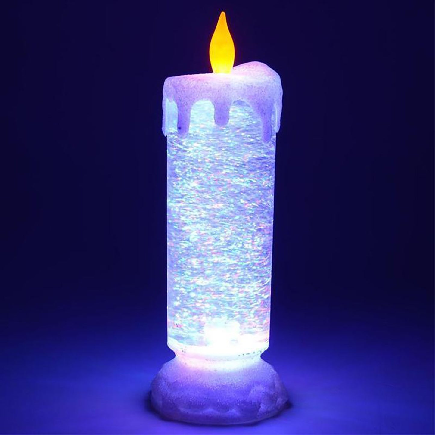 Color Changing Glitter LED Candle