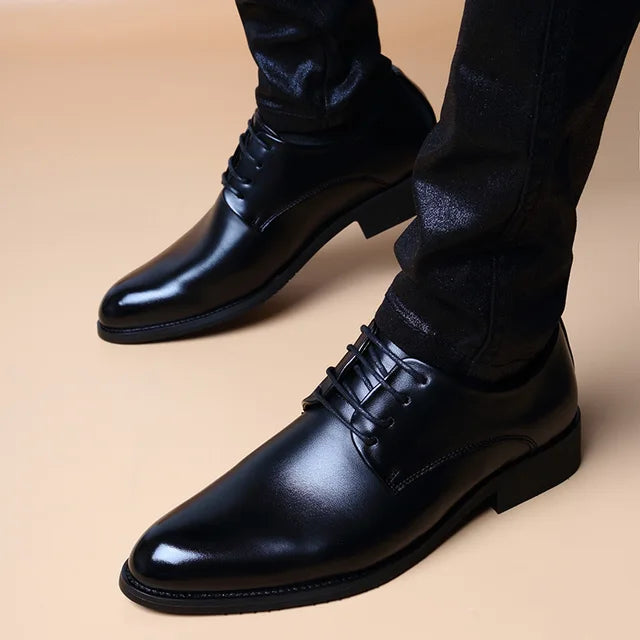Mens Dress Pointed Shoes