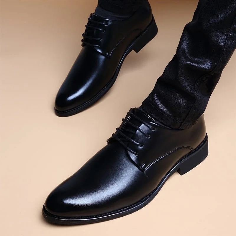 Mens Dress Pointed Shoes