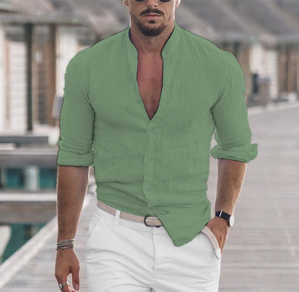 Linen Long Sleeved Shirt