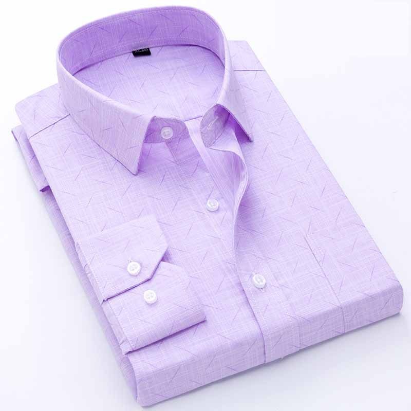 Men's Long Sleeved Button Down Dress Shirt