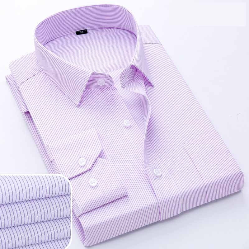 Men's Long Sleeved Button Down Dress Shirt