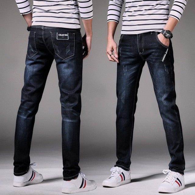Casually Distressed Jeans