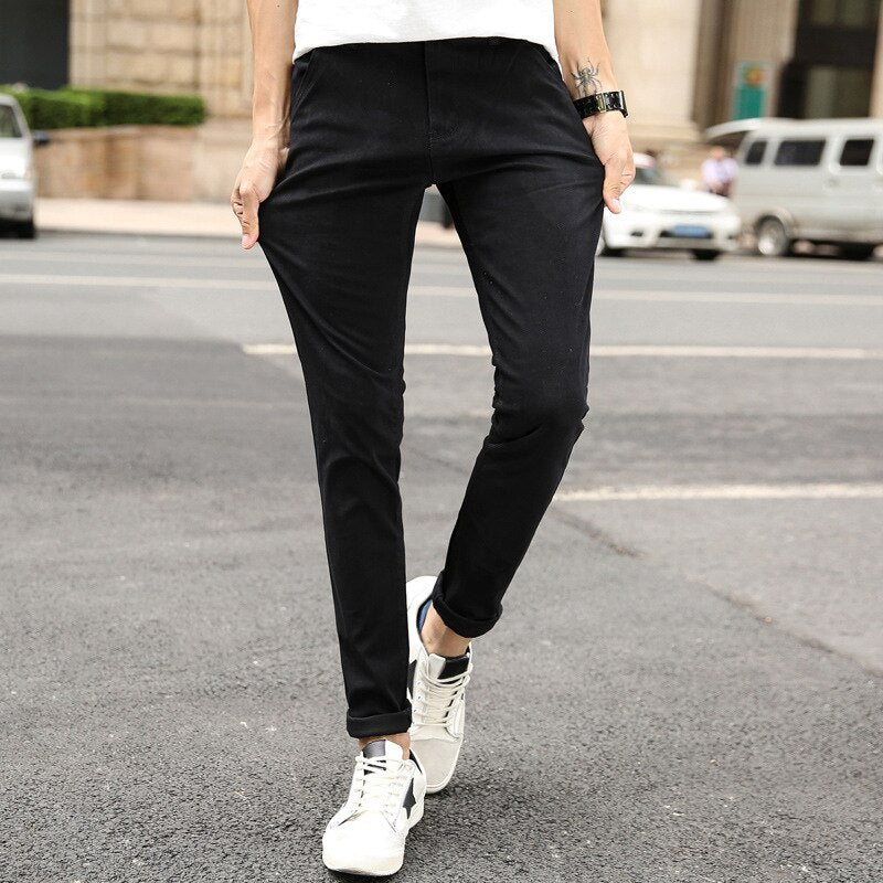 Casual Men's Pants - Stretch