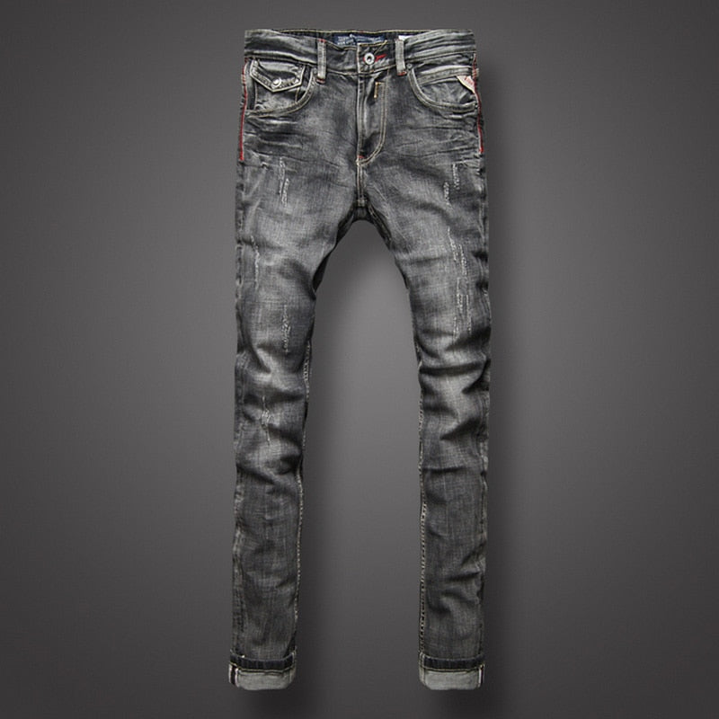 Black Gray Jeans