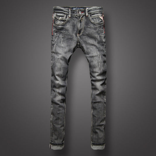 Black Gray Jeans