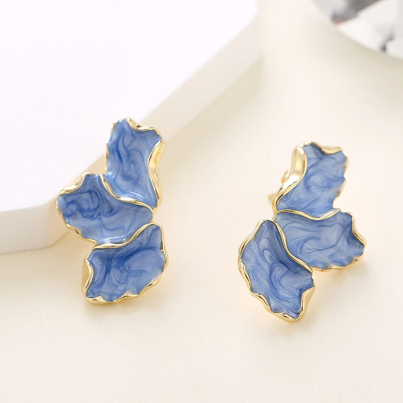Leaf Flower Earrings