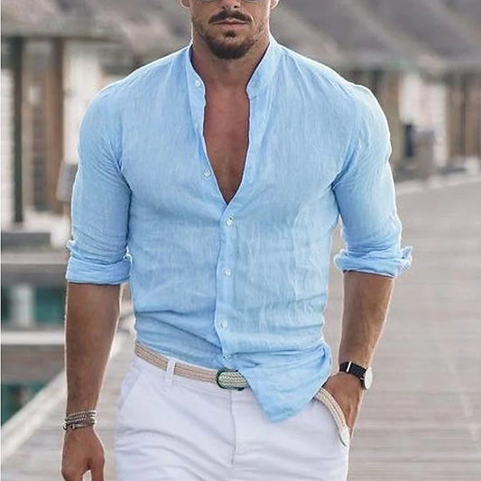Linen Long Sleeved Shirt