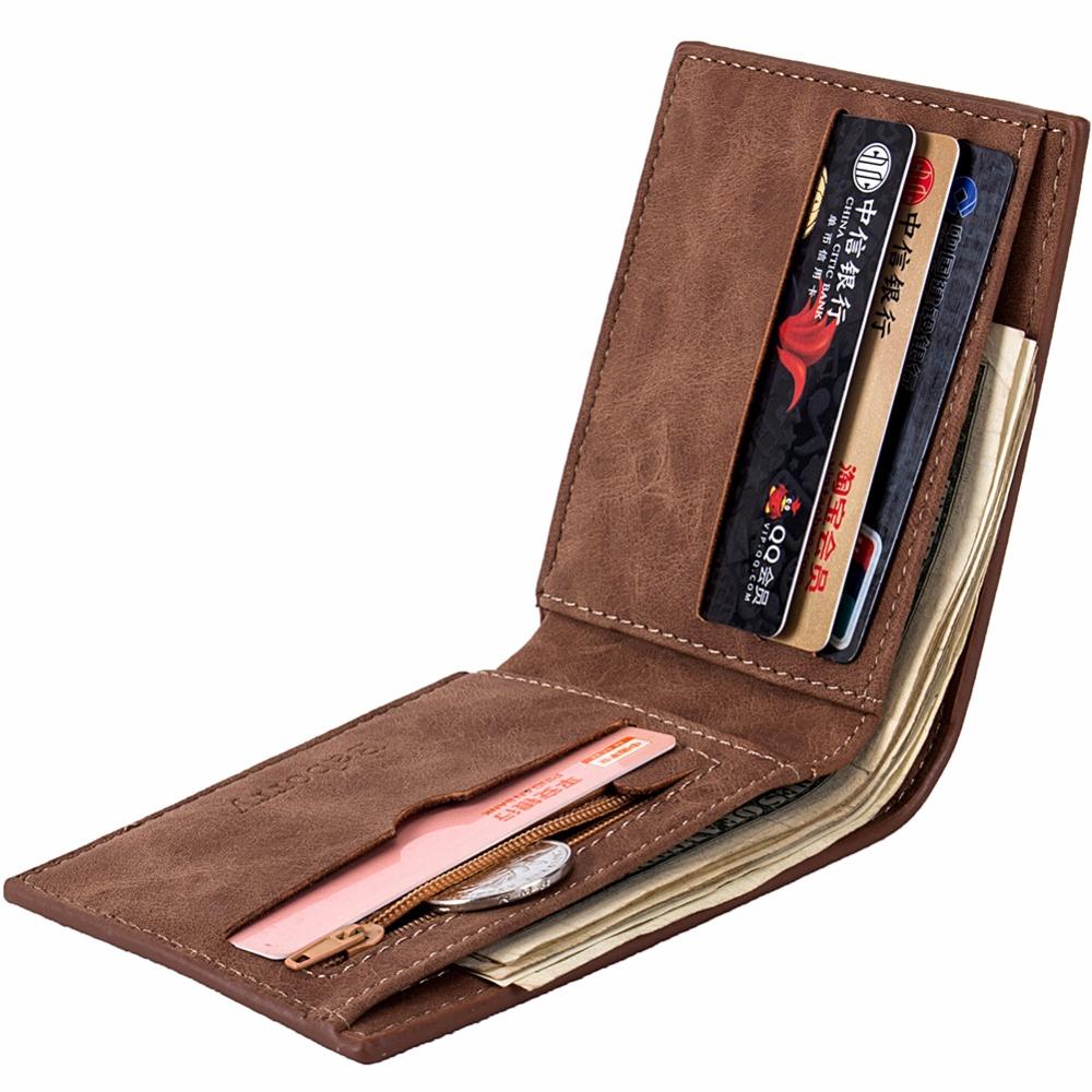 Men Wallets - Coin Bag Zipper
